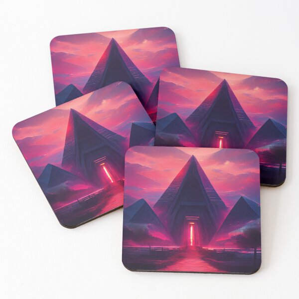 Item preview, The Pyramid Portal designed and sold by synthwaveai.