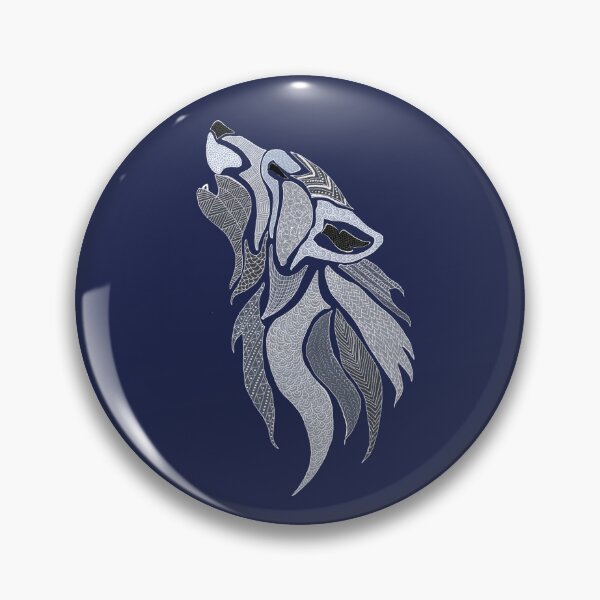 Item preview, Howling Grey wolf designed and sold by Karen  Todman -Aroca Designs-.
