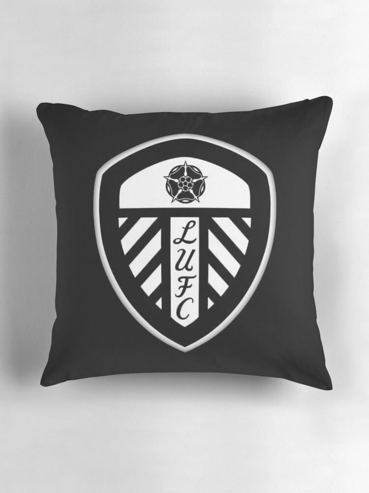 Thumbnail 3 of 4, Pillow, Art White on Black Leeds designed and sold by IndanaHalwah.