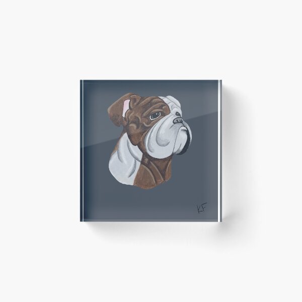 Item preview, Original Bulldog Acrylic Painting designed and sold by katiek-franklin.