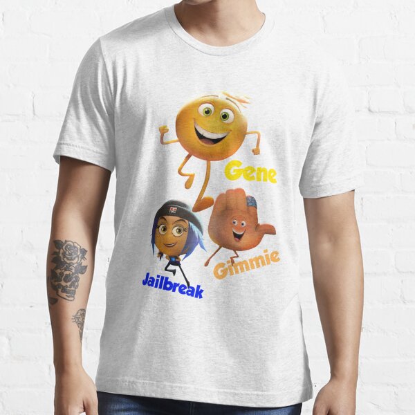 Emoji Team Gene Gimmie Jailbreak Rush T Shirt By Tagliobros Redbubble - jailbreak emoji shirt roblox