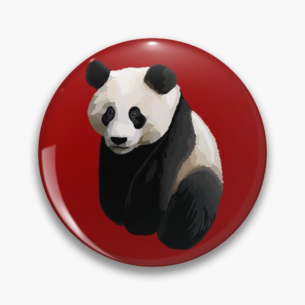 Item preview, Crimson Red - Realistic Giant Panda Illustration designed and sold by Amanda Roos.