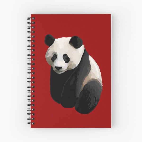 Item preview, Crimson Red - Realistic Giant Panda Illustration designed and sold by Amanda Roos.