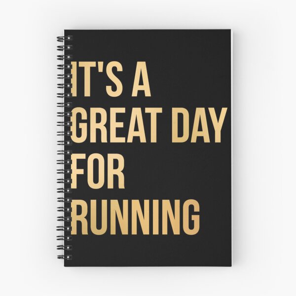 Item preview, It's A Great Day For Running In Gol Perfect Gift Sticker designed and sold by TerriPhantasm.