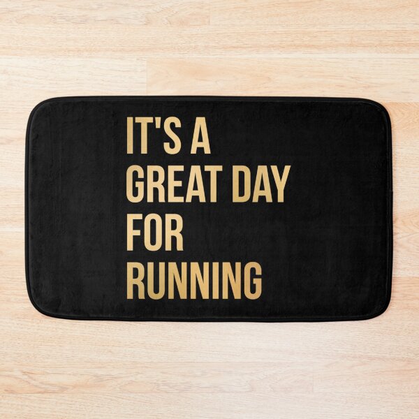 Item preview, It's A Great Day For Running In Gol Perfect Gift Sticker designed and sold by TerriPhantasm.