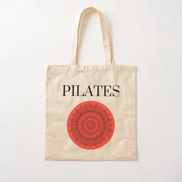 Natural Cotton Pilates Tote Bag