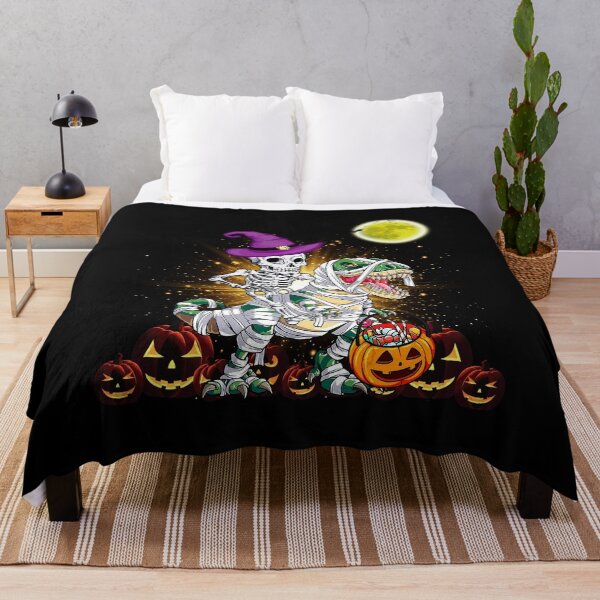 Item preview, Halloween Skeleton Riding Mummy Dinosaur T Rex designed and sold by ChristYoung90.