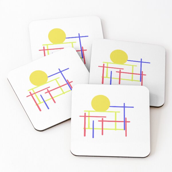 Item preview, Sun setting over city designed and sold by michellelegrand.