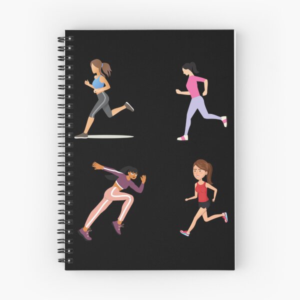 Item preview, Female Running Combo Pack Sticker designed and sold by psqhetori.