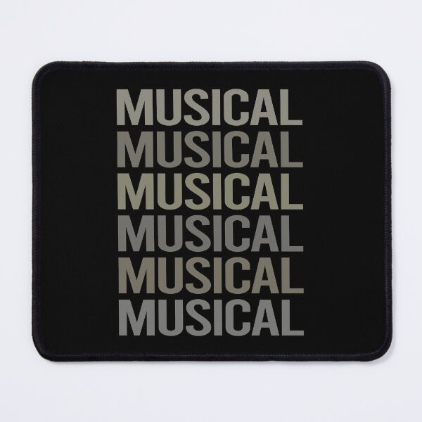 Item preview, Gray Text Art Musicals designed and sold by StoreCalamity.