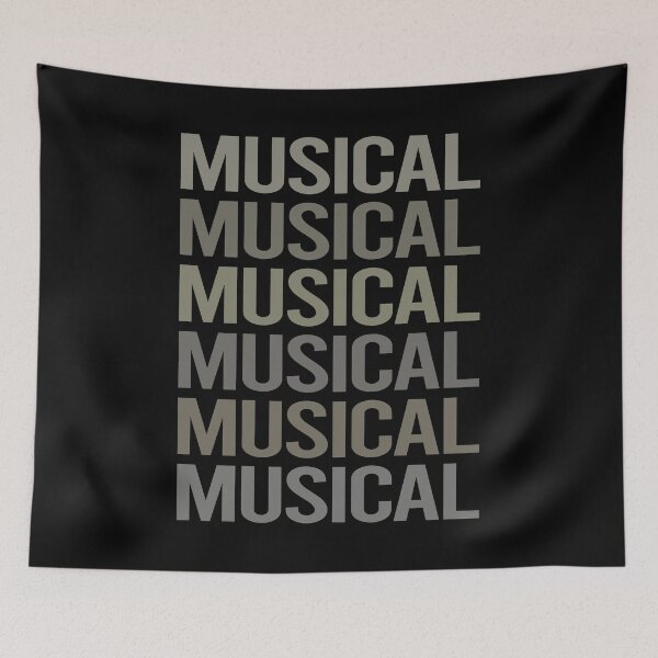 Artikelvorschau, Kunstmusicals mit grauem Text entworfen und verkauft von StoreCalamity.