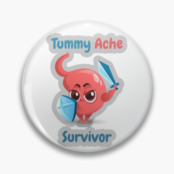 Item preview, Tummy Ache Sad Suffering Sick Illustration designed and sold by CartheArtwork.