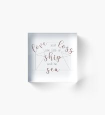 Love and Loss Acrylic Block