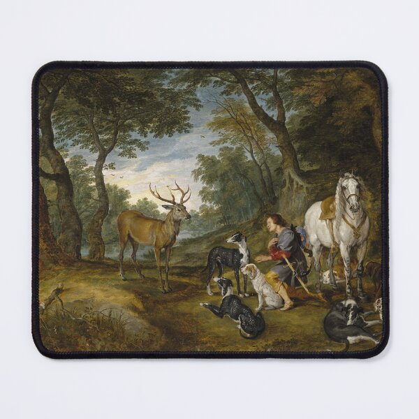 Item preview, The Vision of St Hubert by Jan Bruegel and Peter Paul Rubens  designed and sold by Amanda1775.