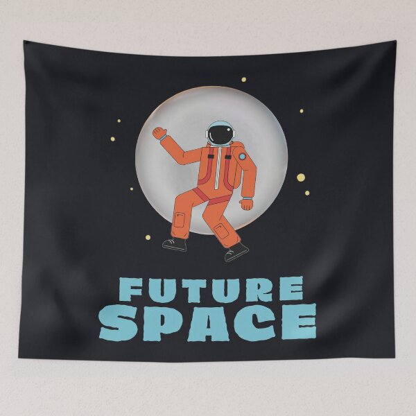 Item preview, Space Cadet - Astronaut In Orange Spacesuit - Future Space Travel  designed and sold by The Red Nox.