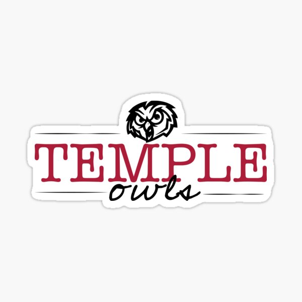 Temple Owls Sticker