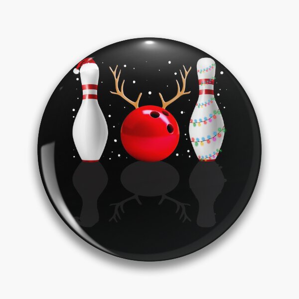 Item preview, Funny Bowling Christmas Santa Hat Xmas Lights designed and sold by toddroot96.