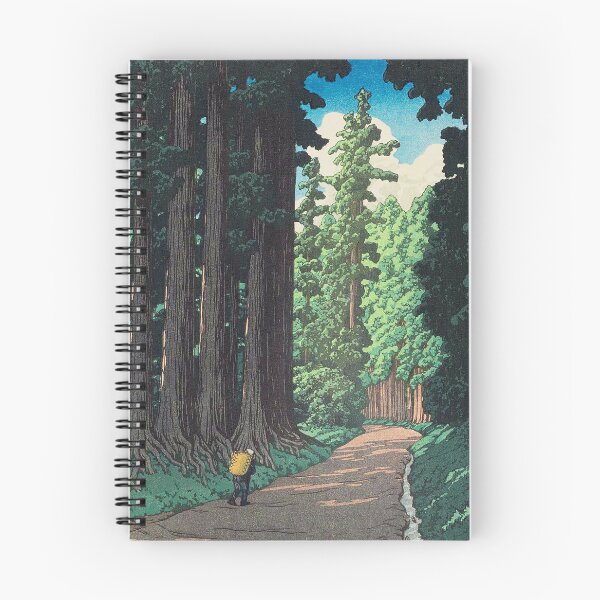 Item preview, Nikko Kaido by Kawase Hasui, restored vintage Japanese art designed and sold by FineJapan.