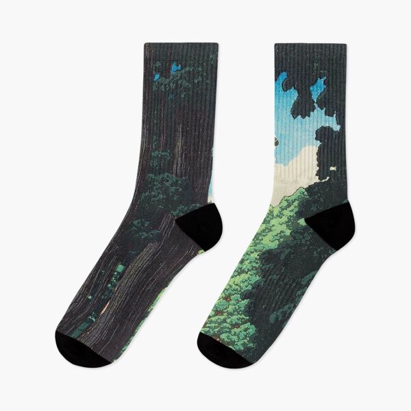 Item preview, Nikko Kaido by Kawase Hasui, restored vintage Japanese art designed and sold by FineJapan.