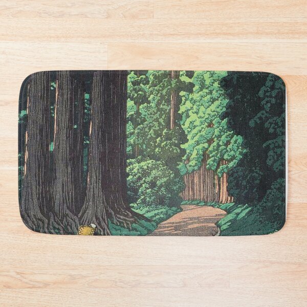 Item preview, Nikko Kaido by Kawase Hasui, restored vintage Japanese art designed and sold by FineJapan.