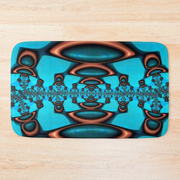 Item preview, Teal and Orange Fractal Fifty Five designed and sold by Elisabeth Lucas.