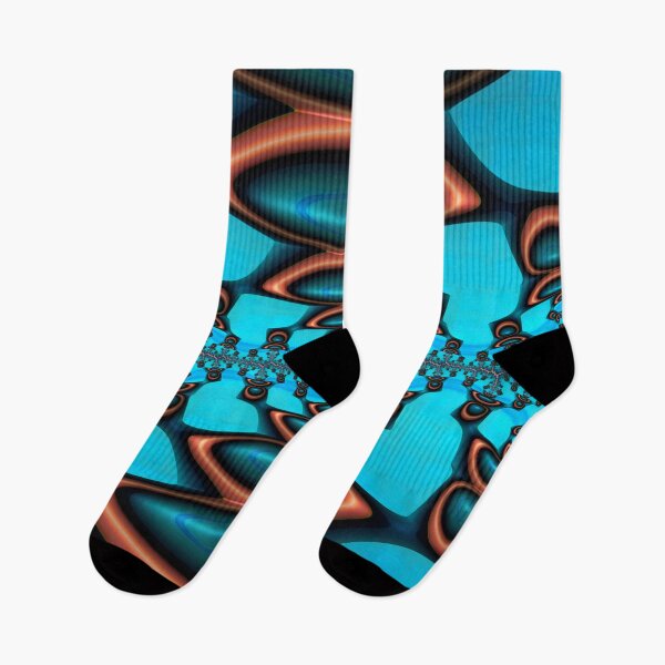 Item preview, Teal and Orange Fractal Fifty Five designed and sold by Elisabeth Lucas.