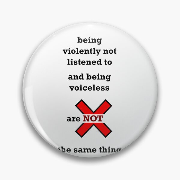 Item preview, Ignored Not Voiceless Classic designed and sold by LexPetersa.