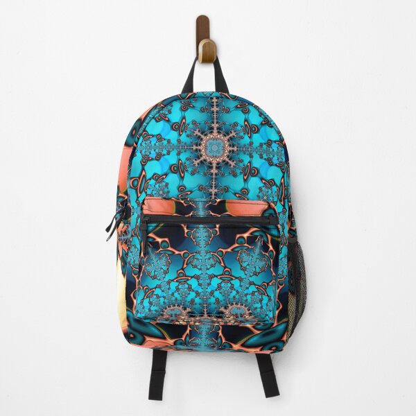 Item preview, Teal and Orange Fractal Sixty designed and sold by Elisabeth Lucas.