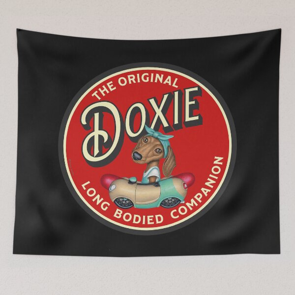 Item preview, Beatrice Dachshund Red Circle designed and sold by Danny Gordon.