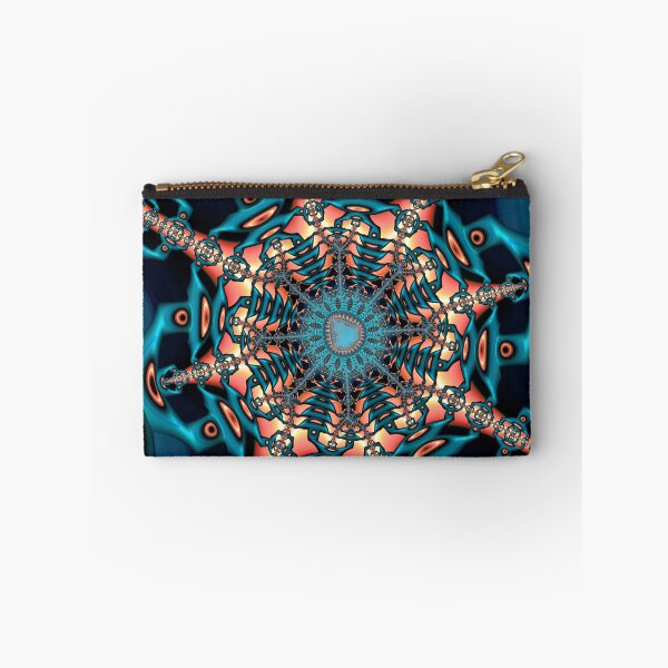 Item preview, Teal and Orange Fractal Sixty Two designed and sold by Elisabeth Lucas.