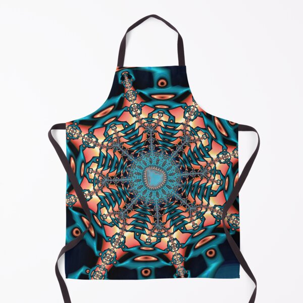 Item preview, Teal and Orange Fractal Sixty Two designed and sold by Elisabeth Lucas.