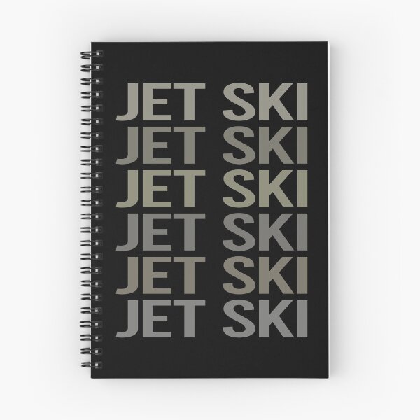 Artikelvorschau, Grauer Text-Kunst-Jet-Ski entworfen und verkauft von StoreCalamity.