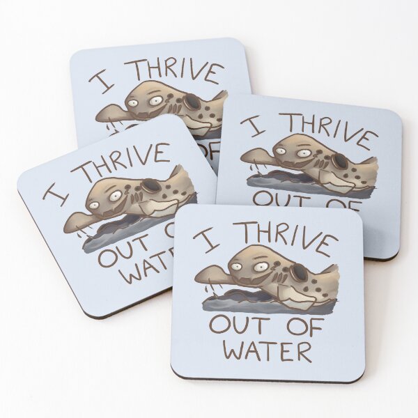 Item preview, I thrive out of water- Epaulette shark designed and sold by PinniPetal.