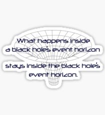 Black Hole Happens Sticker