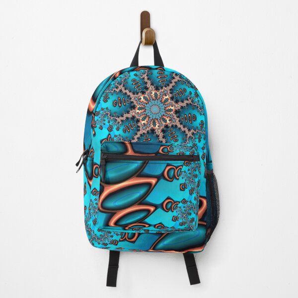 Item preview, Teal and Orange Fractal Two designed and sold by Elisabeth Lucas.