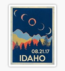 VINTAGE IDAHO SOLAR ECLIPSE 2017 SHIRT Sticker