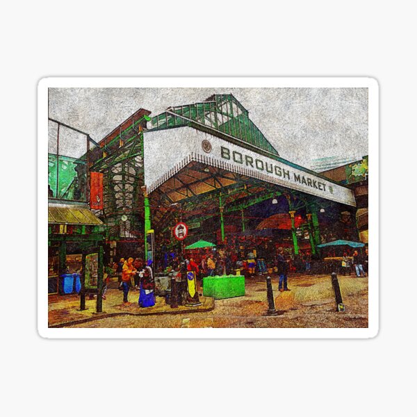 Borough Street Market Entrance Sticker