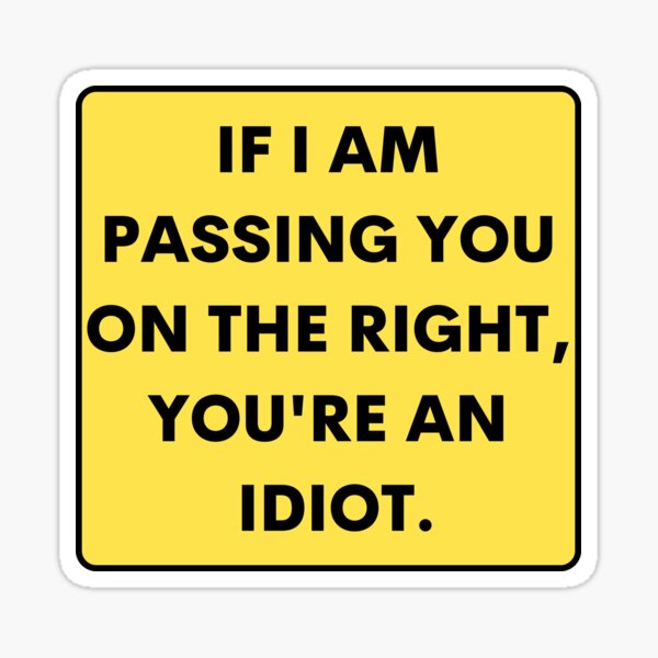 You Are An Idiot 2002 Sticker for Sale by AstroZombie6669