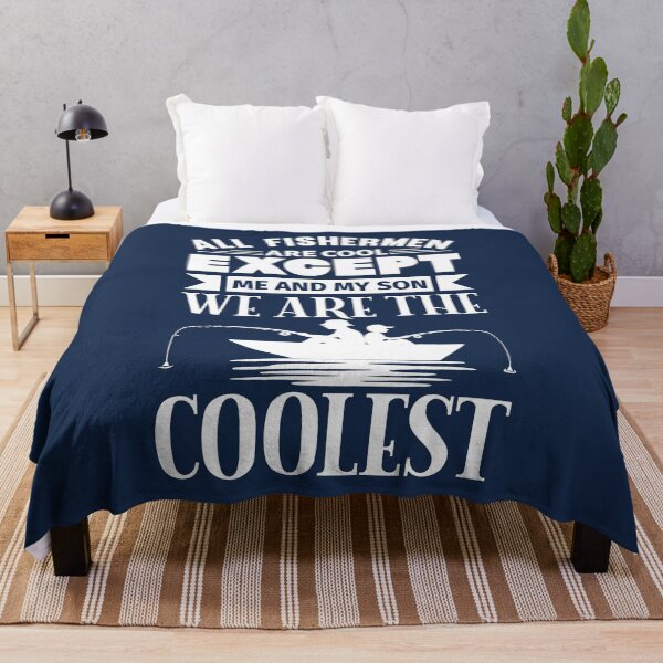 Item preview, All Fishermen Are Cool Except... (White Design) designed and sold by TextAndVectors.