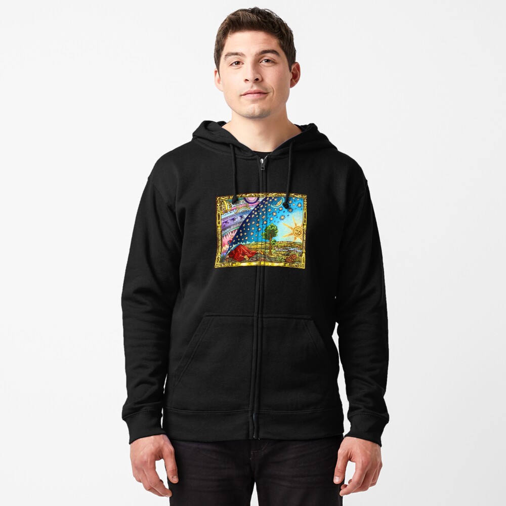 Item preview, Zipped Hoodie designed and sold by flatearth1111.