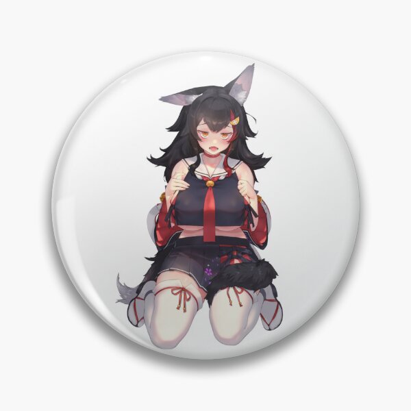 Item preview, Ookami Mio 大神ミオ Mio-mama Mion Miosha | hololive Gamers holoJP | Vtuber Virtual Youtuber | Thighs Underboobs Underboob Brunette Wolfgirl Wolf Girl  designed and sold by Risumu.