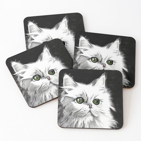 Item preview, Persian Cat Drawing 02 designed and sold by Elisabeth Lucas.