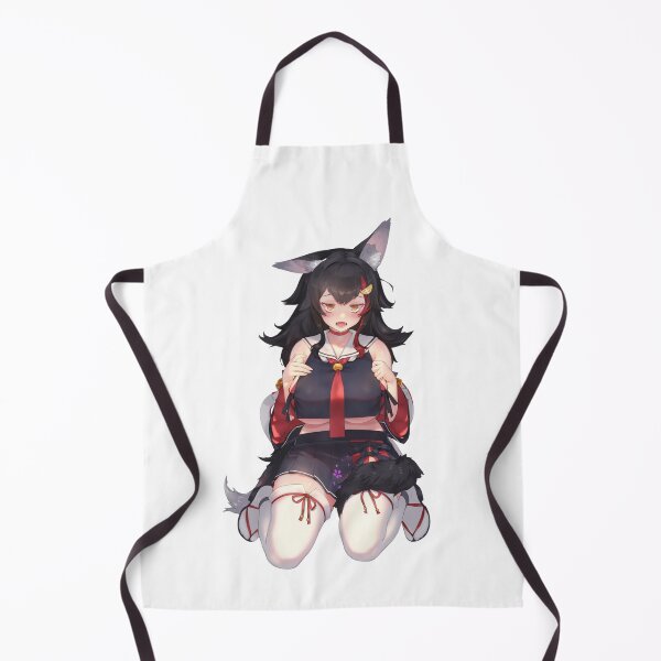 Item preview, Ookami Mio 大神ミオ Mio-mama Mion Miosha | hololive Gamers holoJP | Vtuber Virtual Youtuber | Thighs Underboobs Underboob Brunette Wolfgirl Wolf Girl  designed and sold by Risumu.