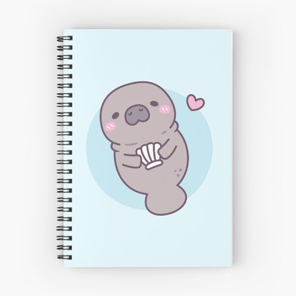 Item preview, Cute Manatee Holding Seashell designed and sold by rustydoodle.