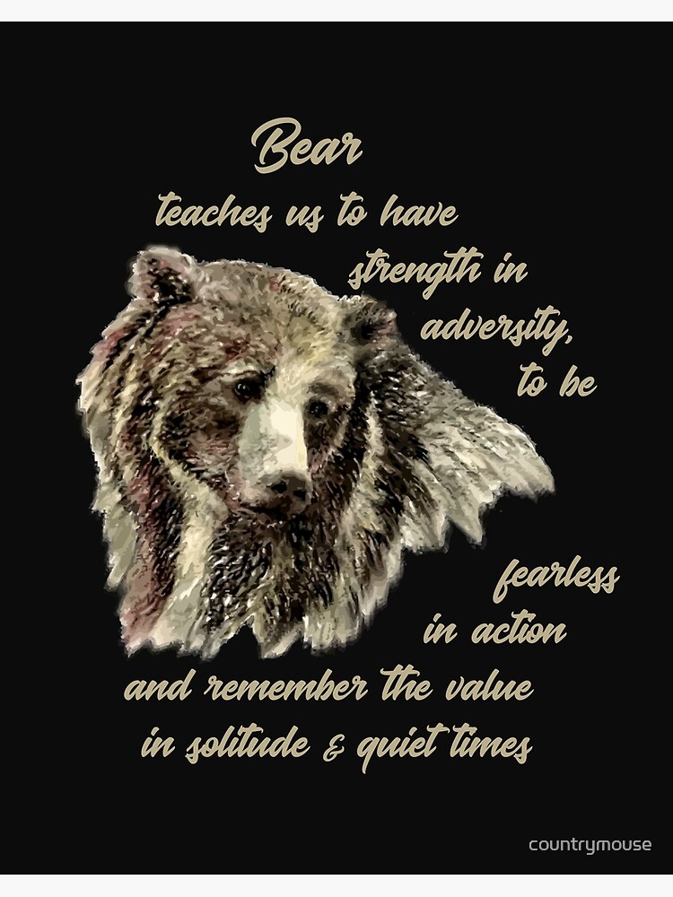 Bear Totem Animal Spirit Guide 