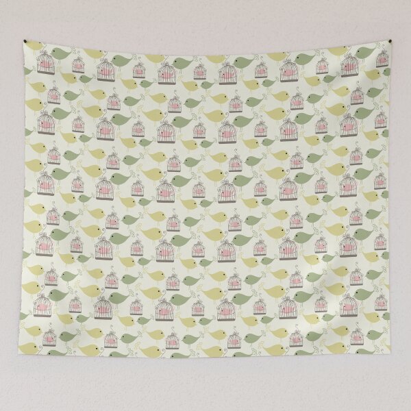 Item preview, Seamless birds pattern designed and sold by AnaMOMarques.