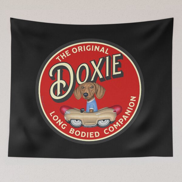 Item preview, Buster Dachshund in Red Circle designed and sold by Danny Gordon.