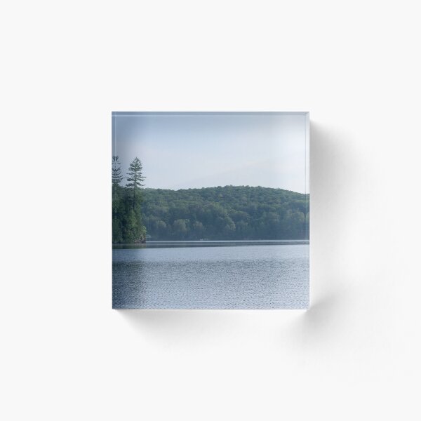 Summer at the lake Acrylic Block