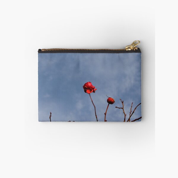Item preview, Red rose on blue sky designed and sold by craftycatmom.