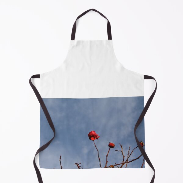Item preview, Red rose on blue sky designed and sold by craftycatmom.